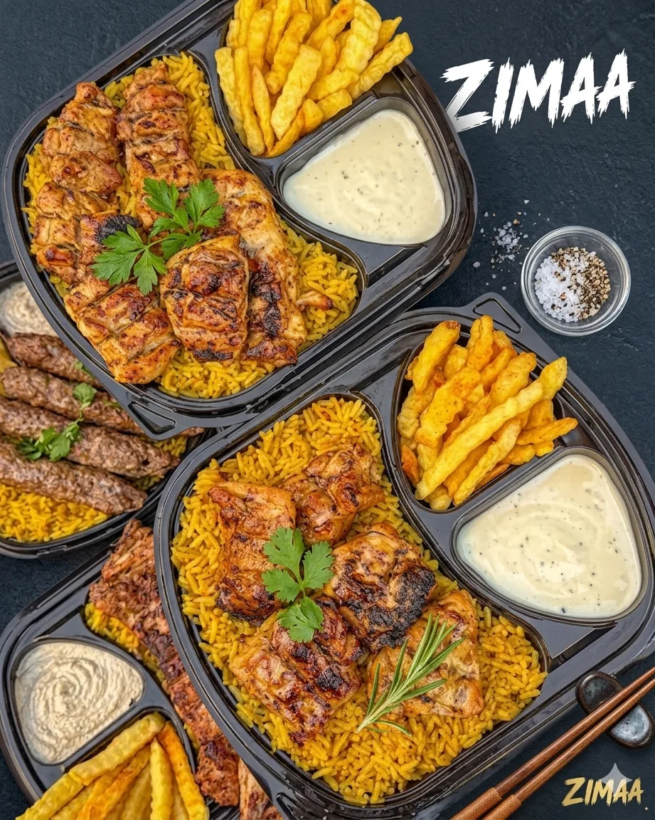 ريزو بانيه جريل 😋🍗