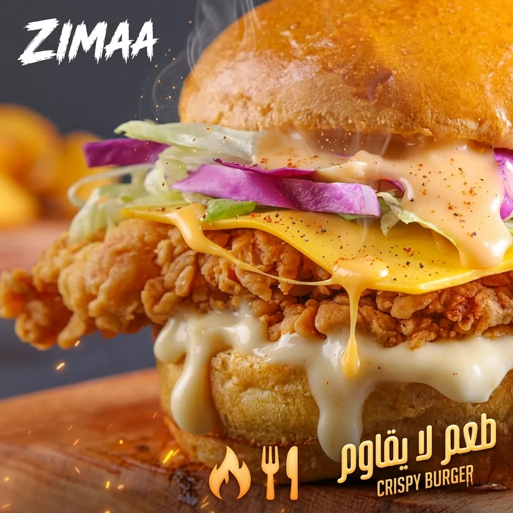 كرانشي برجر 🔥🍗